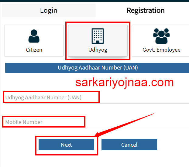 SSO ID Udyog Registration Process