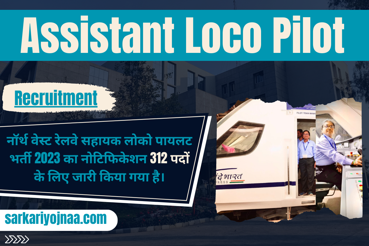 Assistant Loco Pilot Recruitment 2023 Hurry Up! Rs. 35,000 Per Month