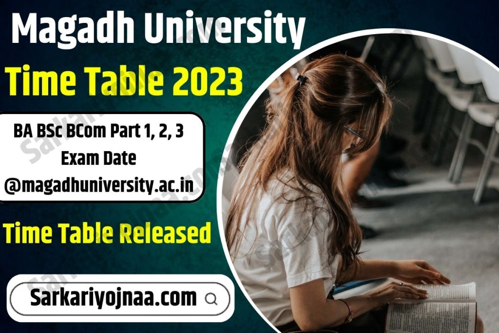 Magadh University Time Table Ba Bsc Bcom Part Exam Date