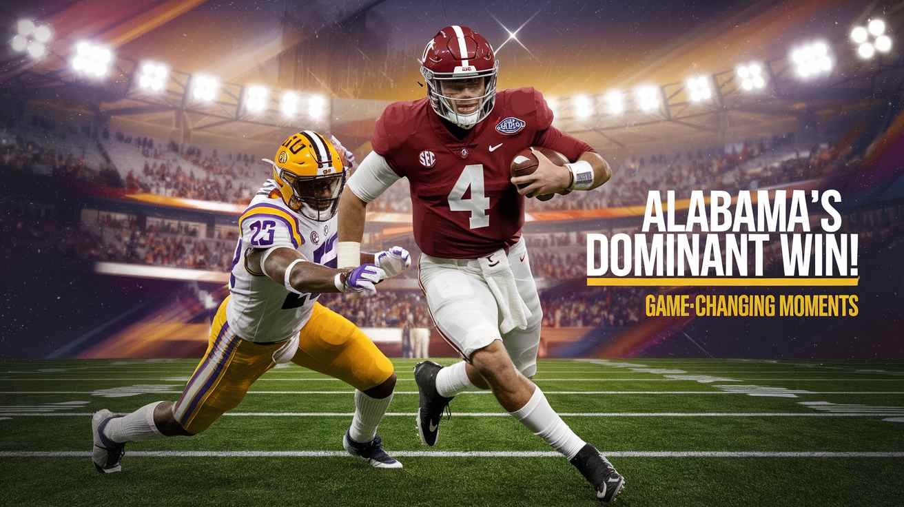 Alabama vs. LSU 5 GameChanging Plays That Decided the Match